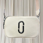 Marc Jacobs The Snapshot Crossbody Camera Bag White Saffiano Leather