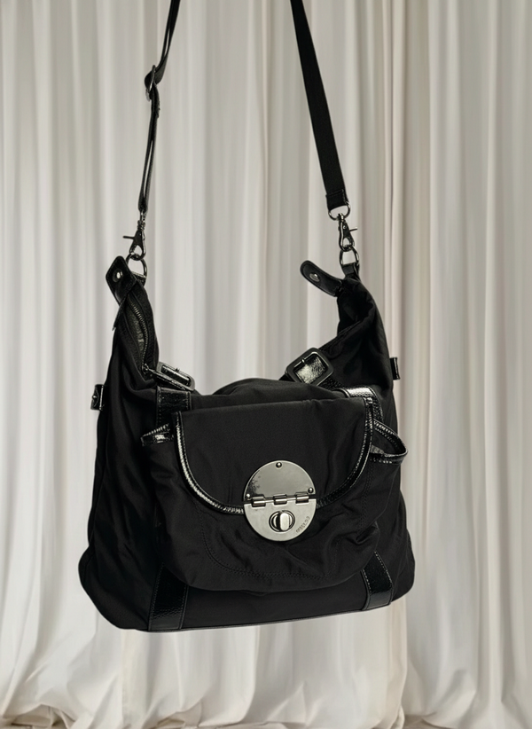 Mimco Messenger Bag - Versatile Black Crossbody & Shoulder Bag - Image 1