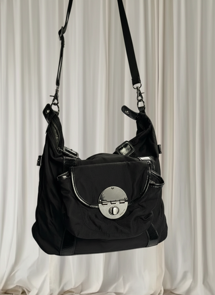 Mimco Messenger Bag - Versatile Black Crossbody & Shoulder Bag - Image 1
