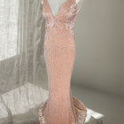 Miss Runway Dream Dresses Gigi Sequin Gown Rose Gold