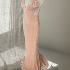 Miss Runway Dream Dresses Gigi Sequin Gown Rose Gold
