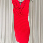 Montique Vintage Cocktail Dress - Elegant Red Bodycon Silhouette - Image 5