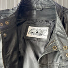 PTC Brunswick VIC Men's Black Leather Motorcycle Vest - Premium 4XL Biker Style - Image 5