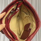 Pellini Red Leather Crossbody Bag - Premium Leather with Adjustable Strap - Image 6