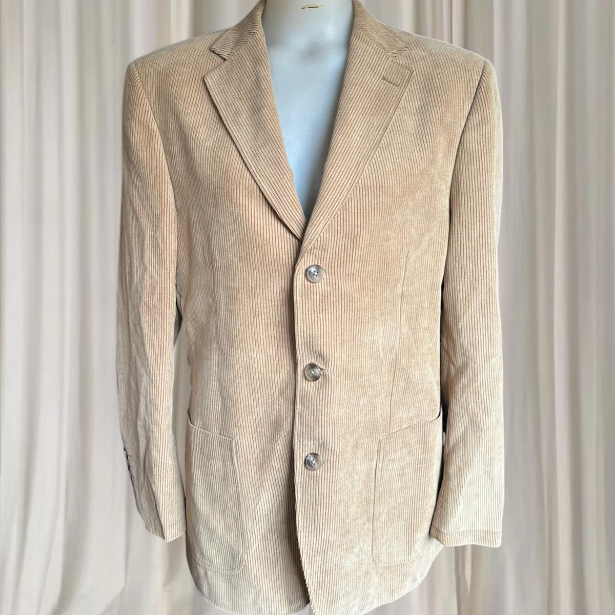 Vintage Pierre Cardin Tan and Cream Jacket