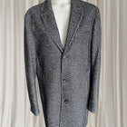 Politix Men's Grey and Black Coat