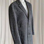 Politix Men's Grey and Black Coat