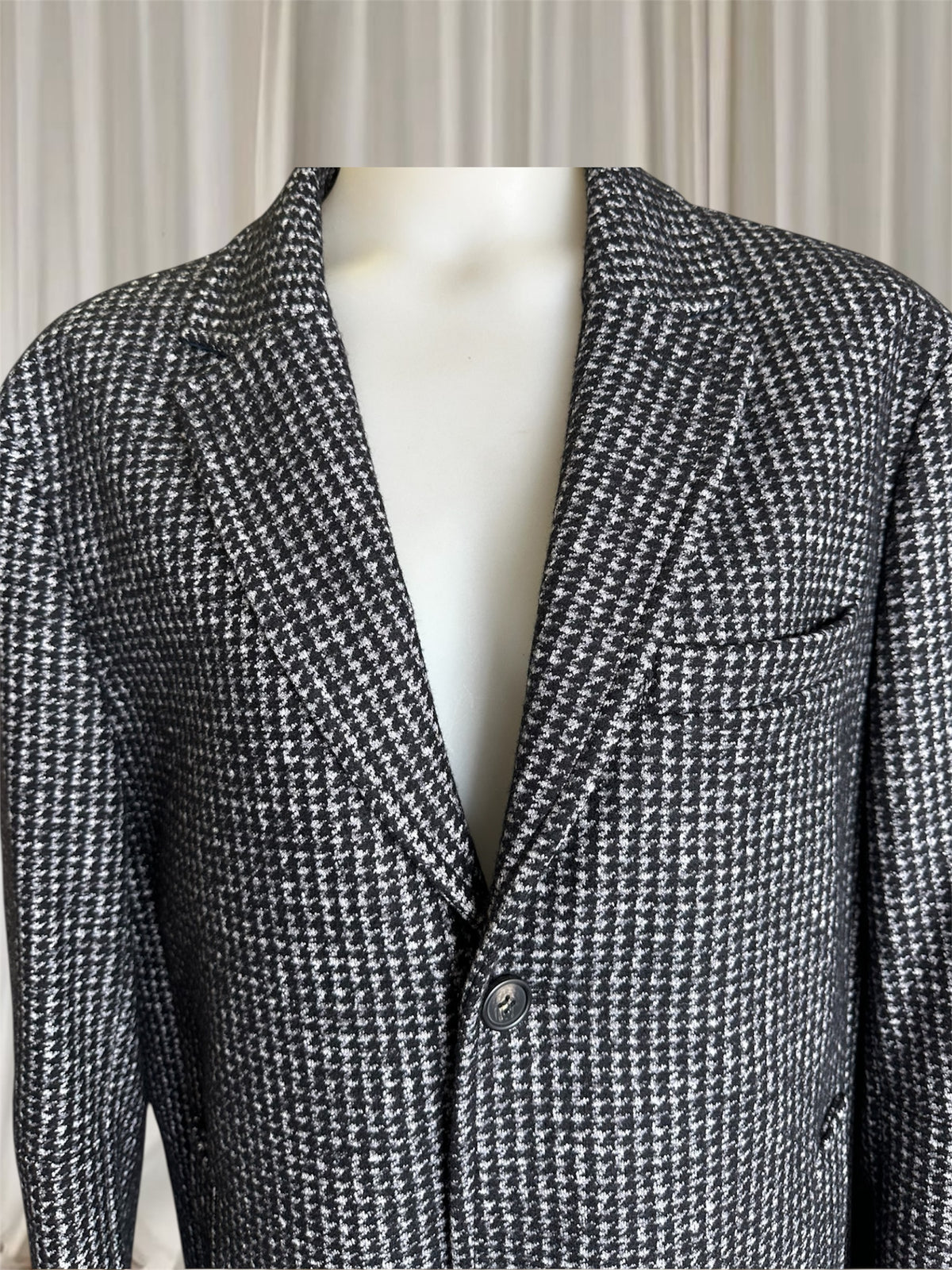 Politix Men's Grey and Black Coat