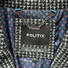 Politix Men's Grey and Black Coat