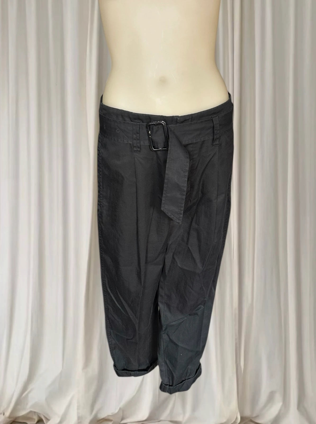 Polo Ralph Lauren Women's High-Waisted Trousers - Sleek Black Tailoring - Image 1