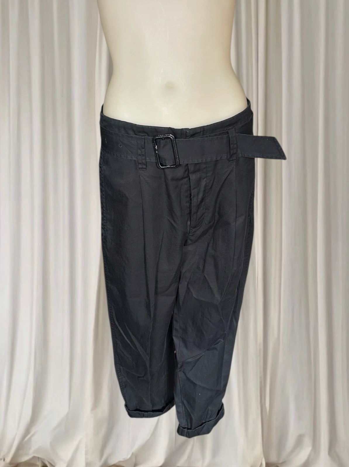 Polo Ralph Lauren Women's High-Waisted Trousers - Sleek Black Tailoring - Image 2