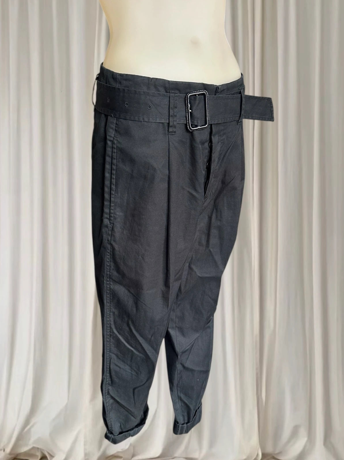 Polo Ralph Lauren Women's High-Waisted Trousers - Sleek Black Tailoring - Image 3