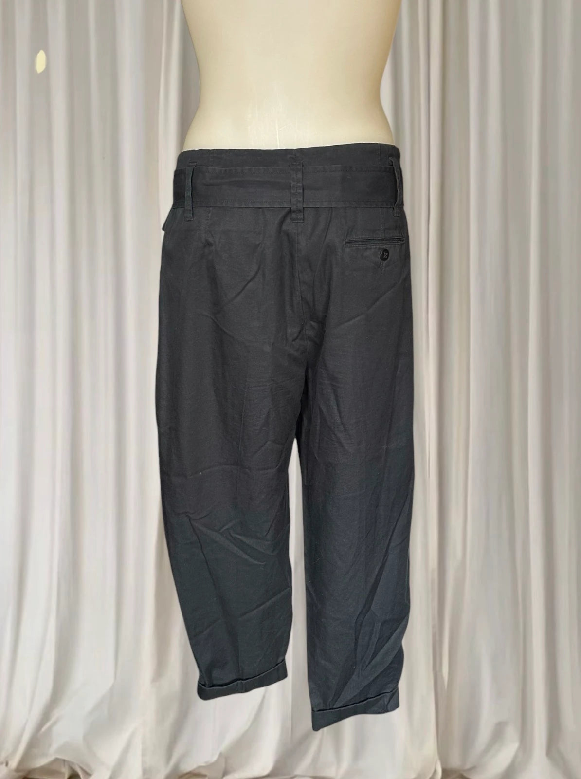 Polo Ralph Lauren Women's High-Waisted Trousers - Sleek Black Tailoring - Image 5