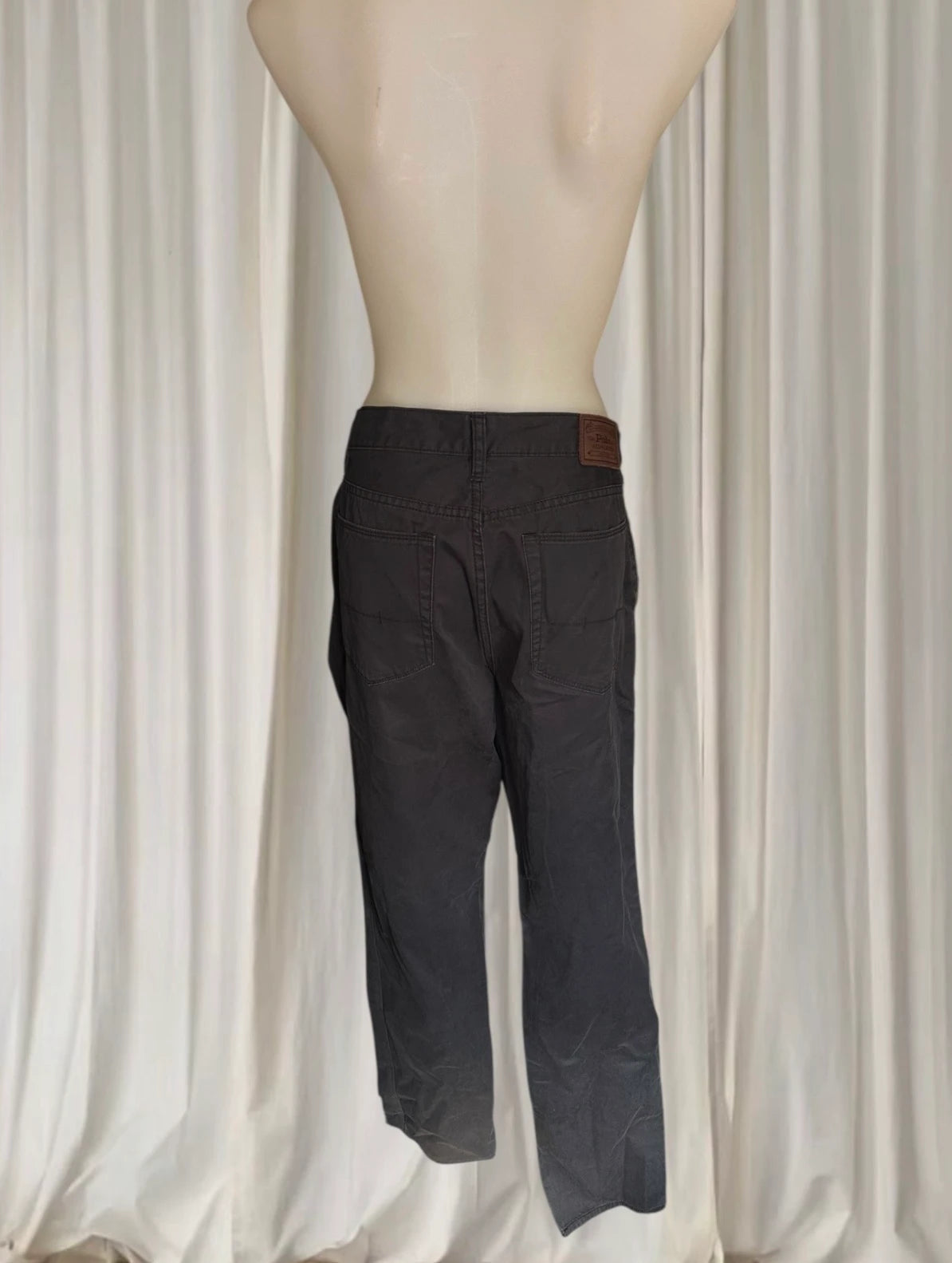 Polo Ralph Lauren Black Denim Jeans - Classic 100% Cotton Fit - Image 4