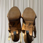 Polo Ralph Lauren Brown Leather Slingback Heels - Classic Open-Toe Design - Image 7
