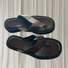 Princess Polly Platform Thong Sandals - Dark Brown Size 5 US - Image 3