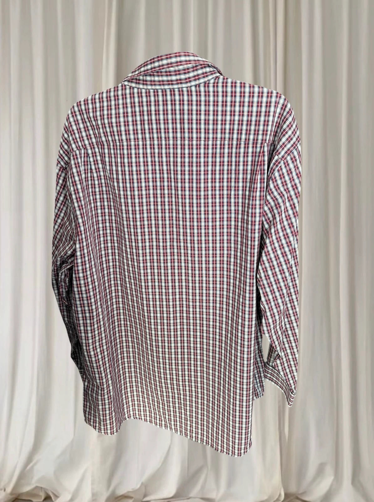 R.M. Williams Long Sleeve Button-Up Shirt - Red Checkered Regular Fit - Image 4