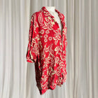 Polo Jeans Co. Ralph Lauren Men's Floral Shirt - Vibrant Red Short Sleeve Button-Up XL - Image 4