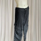 Rideract Men's Motorcycle Cargo Jeans - Protective Black Riding Pants Size 38 - Image 2