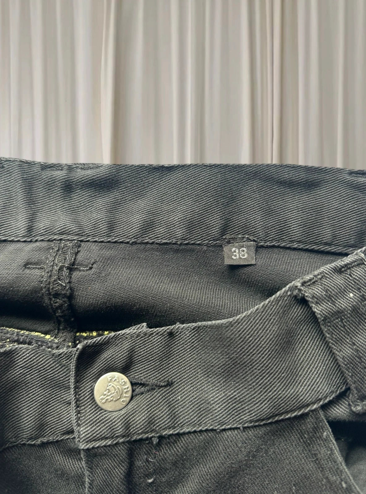 Rideract Men's Motorcycle Cargo Jeans - Protective Black Riding Pants Size 38 - Image 5