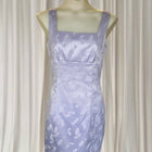 Rockmans Design for Evening Dress - Lavender Floral Jacquard Size 10 - Image 1
