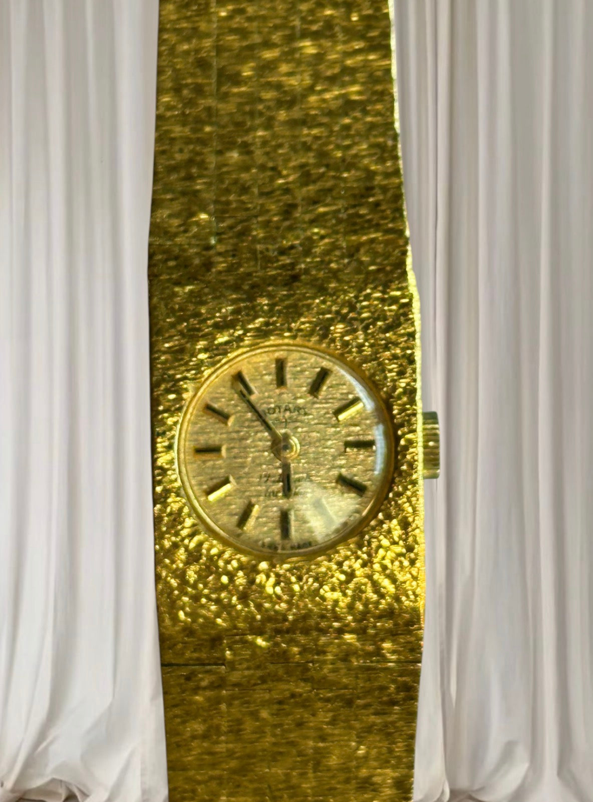 Rotary Ladies Cocktail Watch - Vintage Swiss Made Gold Plated Timepiece