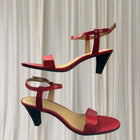 Simona Ricci Red Patent Heels - Size 10 Classic Glossy Pumps - Image 5