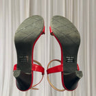 Simona Ricci Red Patent Heels - Size 10 Classic Glossy Pumps - Image 6