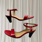 Simona Ricci Red Patent Heels - Size 10 Classic Glossy Pumps - Image 1