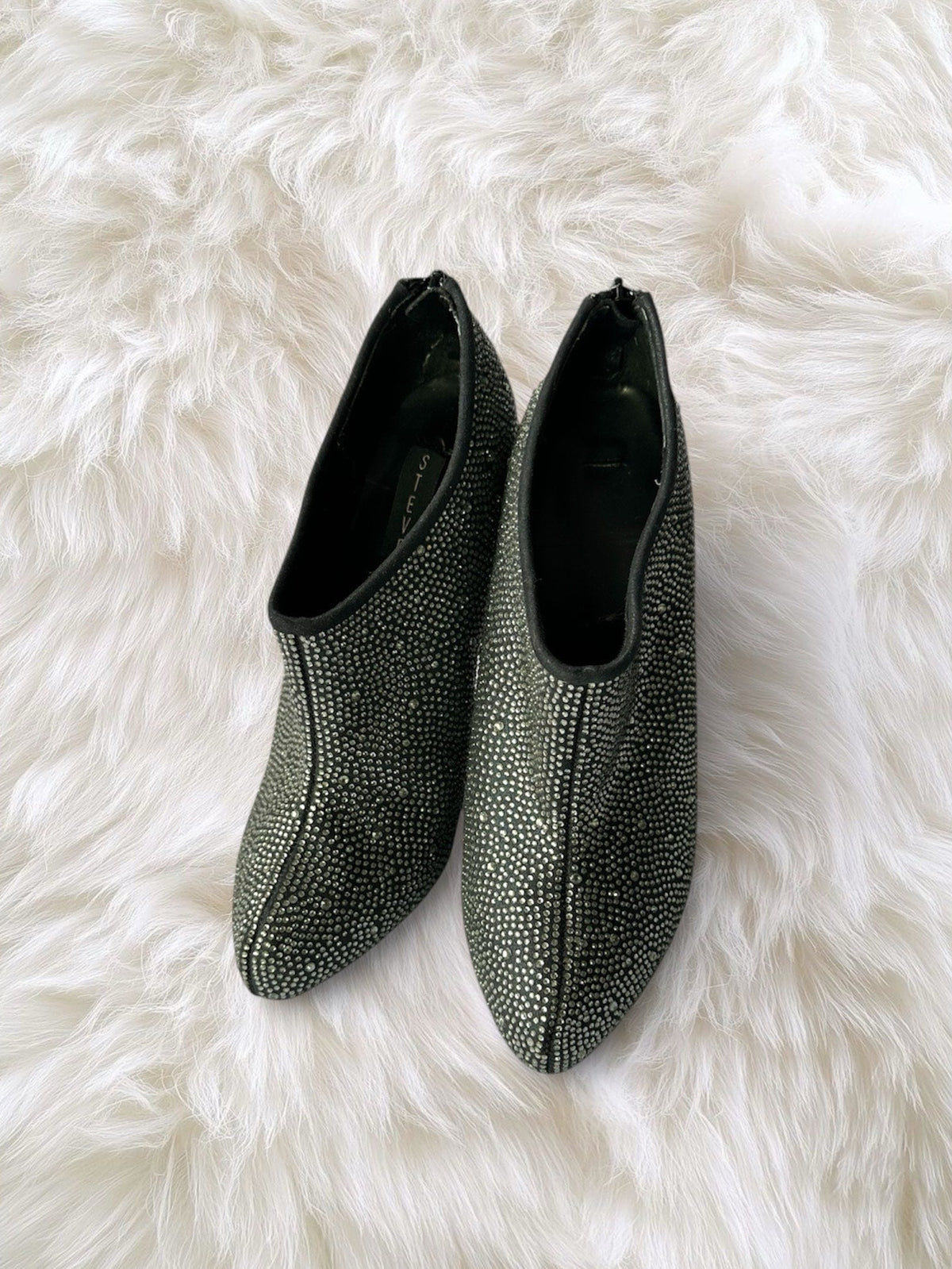 Steve Madden Women's Black and Silver Boots