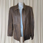 The Leather Connection Brown Leather Motorcycle Jacket - Hand Crafted Australian Quality
