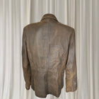 The Leather Connection Brown Leather Motorcycle Jacket - Hand Crafted Australian Quality - Image 4
