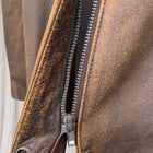 The Leather Connection Brown Leather Motorcycle Jacket - Hand Crafted Australian Quality - Image 7