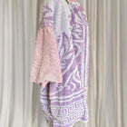 The Sun Club Cotton Beach Purple Reign Terry Towel Robe Jacket BNWT