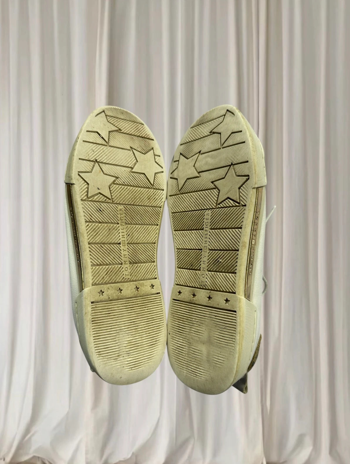 Tommy Hilfiger Branded Leo Print Sneakers - White Casual Women's Shoes - Image 7