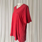 U.S. Polo Assn. V-Neck T-Shirt - Men's Classic Red Cotton Tee Size XL - Image 4