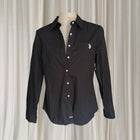 U.S. Polo Assn. Men's Long Sleeve Button-Up Shirt - Classic Black Stretch Fit - Image 2