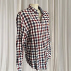 U.S. Polo Assn. Men's Long-Sleeve Shirt - Maroon and Navy Checkered Cotton - Image 4