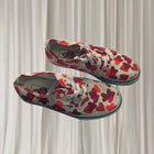Vans Heart Print Sneakers - Cream and Red Low Top - Image 3