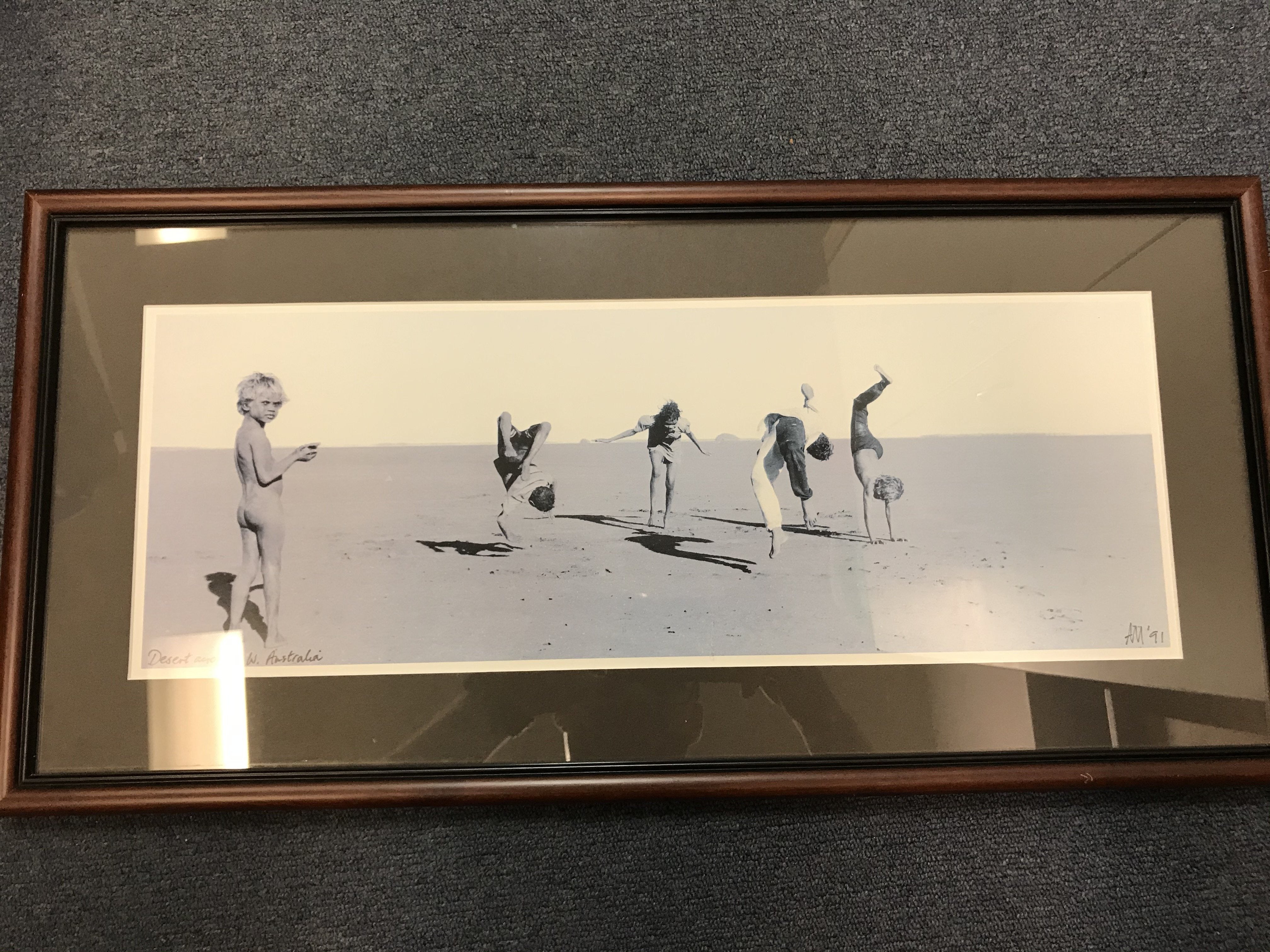 Alastair McLaughlin Desert Acrobats Framed