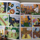 Rare collector’s edition of the ‘Simpsons Comics Simpsorama’. The plot follows the unearthing of a time capsule. Unbeknown to the Simpson family the Planet Express crew travel through time to stop their family from destroying the future. None stop laughter will make this rare collectable worth having on your shelf. 